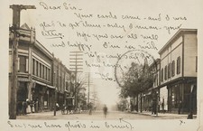 View of a street in Crewe, VA
