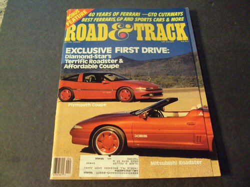 Road and track apr - track, 1988