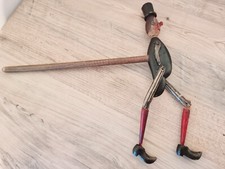 Dancing Man Puppet Rare Antique Jointed Toy