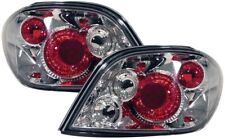 CLEAR/CHROME REAR LEXUS TAIL LIGHTS - FITS PEUGEOT 307 HATCHBACK