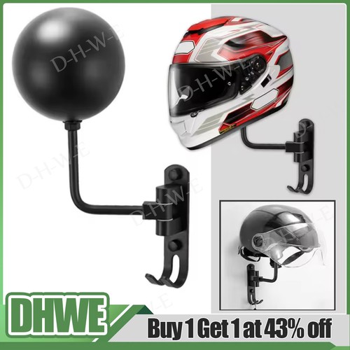Motorcycle bicycle helmet rack - bicycle,