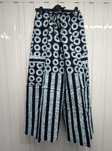 Women ankara black - ankara, black/blue