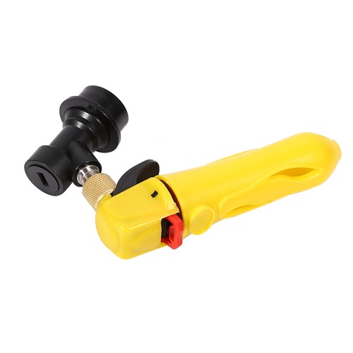 Yellow keg charger co2 - keg,