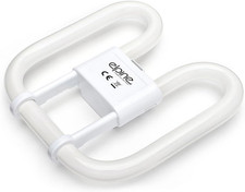 Set of 2 Fluorescent Light Bulb - 4 Pin Energy Saving 16W Slim Lamp Tube 2D | L