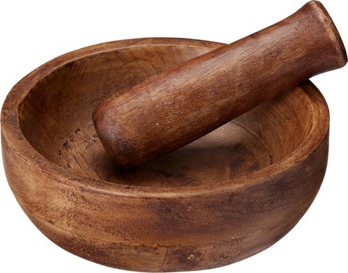 Mango wood mortar - mango, and
