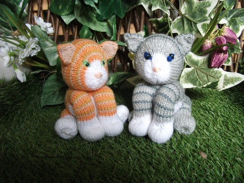 Hand knitted kitten soft - knitted, '