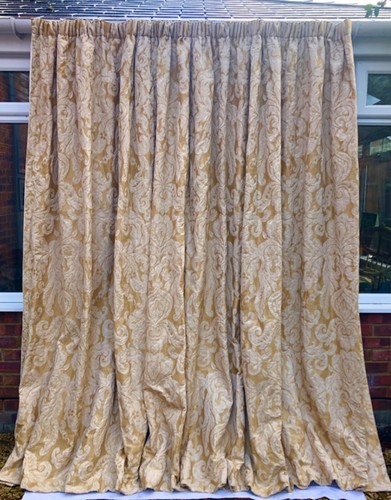 Vintage large heavy curtain - vintage,