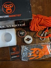King Kong Magnetics 400 lbs Pulling Force Magnet Fishing Kit Starter Set KK *New