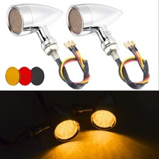 Motorcycle Bullet LED Turn Signal Lights For Suzuki Boulevard M50 M90 M109R M800