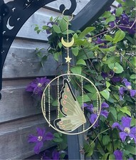 Gold Fairy Wing Moon & Star