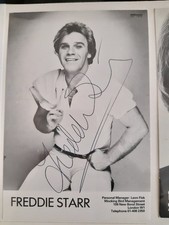 Freddie Starr Signed Photo