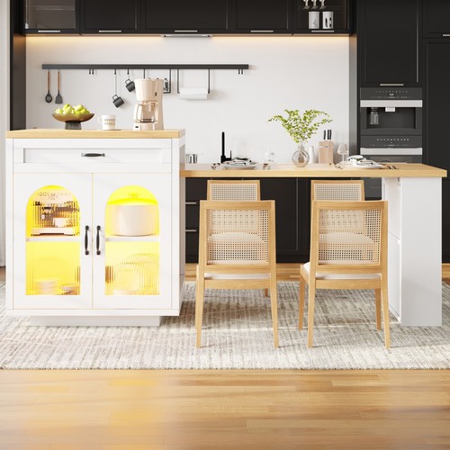 Kitchen island with - kitchen, storage