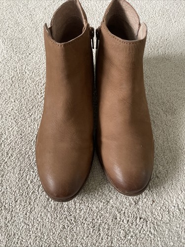 Fat face brown leather ankle - face,