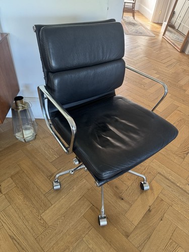 Stylish black leather - stylish, office