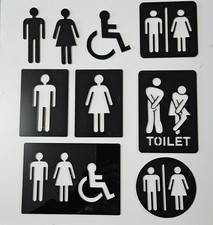 Bathroom Toilet door signs