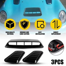 Hood Scoop Decorative Cover Turbo Bonnet Air Flow Intake Vent for Car Trunk SUV