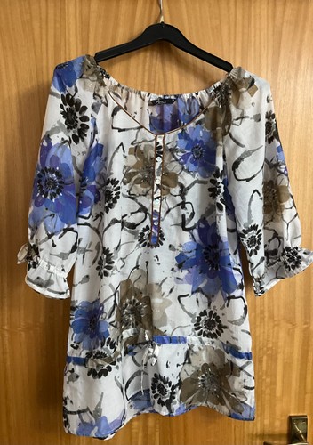 Bonmarche top semi - 12,