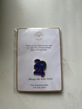 Wimbledon Tennis Pin Badge 2024