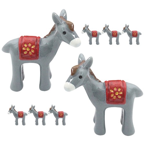 Mini resin donkey figurines - donkey,