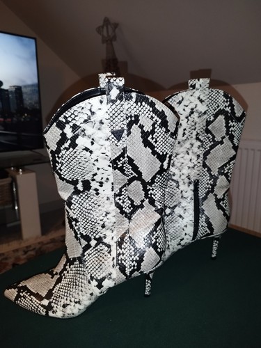 Guess snake skin boots cowboy - guess,
