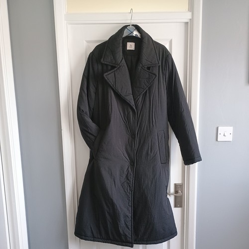 Ladies long coat puffer - coat,