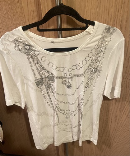 White trompe oeil - l’oeil, t-shirt