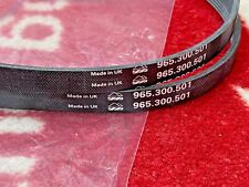 2XGenuine Makita Drive V-Belt EK6100 305mm Petrol Disc Cutter 965300501 UK MADE