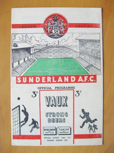 Sunderland arsenal 1953 1954 - sunderland, v