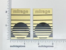 Mirage Speaker Grill Badges