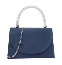 Womens Suede Clutch Bag Top