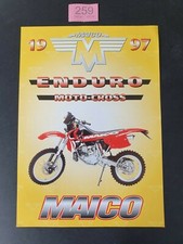 RARE MAICO ENDURO MOTO-CROSS BROCHURE DOUBLE SIDED SPEC TO REAR 1997