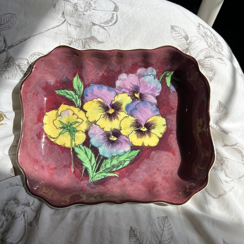 Vintage royal doulton pansy - royal,