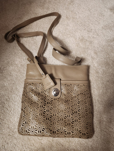 Hotter bronze leather - leather, floral