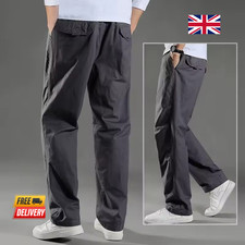 Mens cargo pants cotton casual - mens,