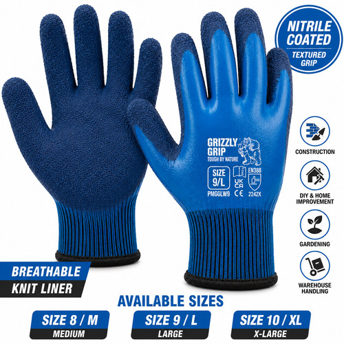 Waterproof work gloves safety - work,