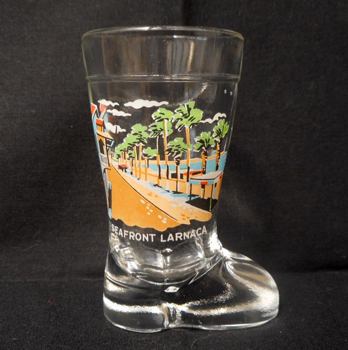 Vintage boot shaped shot glass