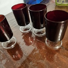 Vintage Luminarc Ruby Red