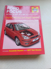 Ford Focus Oct 2001 to 2004 Petrol Diesel service manual