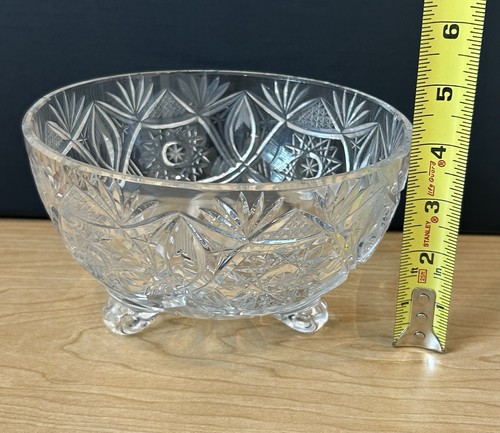 Antique brilliant cut glass 3 - cut,