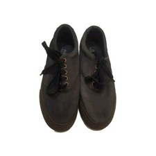 POLO RALPH LAUREN Vaughn 9D Nubuck Leather Low PUMP TRAINERS SIZE 7 Blue