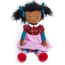 Rag doll soft toy black - rag, toy,
