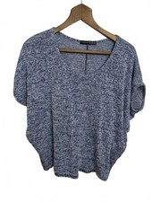 Atmosphere Blue Marl Batwing