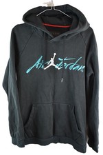 NIKE AIR JORDAN Black Hoodie size S Mens Pullover Sports Jumper Casual Outdoors
