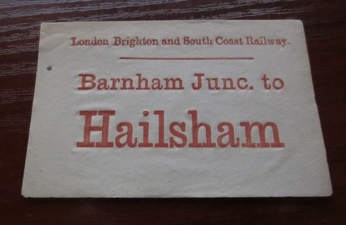 Barnham junc hailsham - barnham,