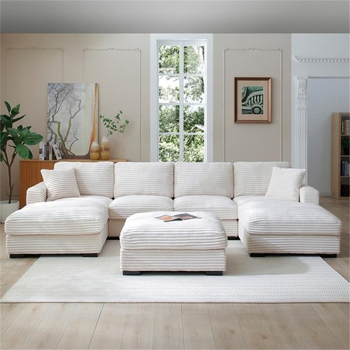 Scarlet velvet corduroy - scarlet, sofa
