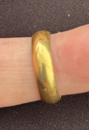 Vintage 22ct gold wedding - vintage,