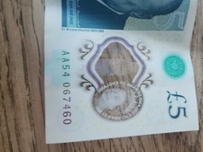 4x five pound notes aa