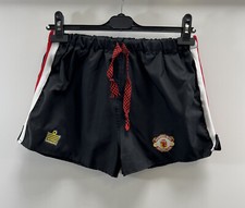 Manchester United Away Football Shorts 1975/80 Adults Small Admiral B892