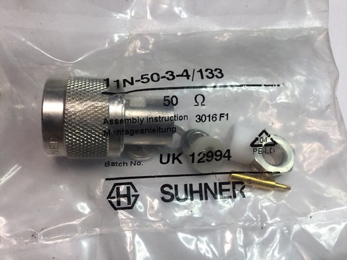 Suhner type male canle plug - suhner,