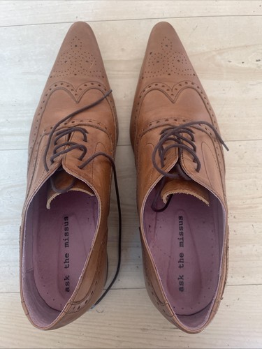 Brown formal men shoes - brown,